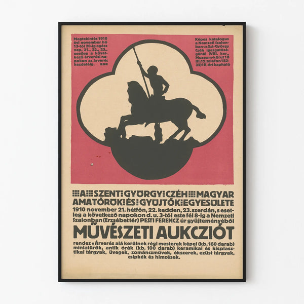 Vintage Poster Art Auction - Decorative Print for Wall Decoration