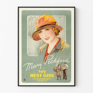 Vintage poster of the film My Best Girl with Mary Pickford