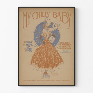 Vintage poster My Chilly Baby by Frank Nagel