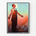 Vintage patriotic poster 'My Country' tribute to manual labor