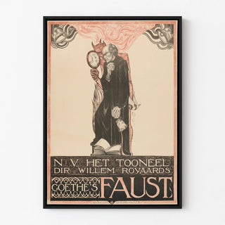Decorative poster of Faust by Goethe by Willem Royaards