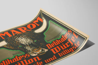 Vintage Poster Zomarom Bouillon Delicacy — artwork view
