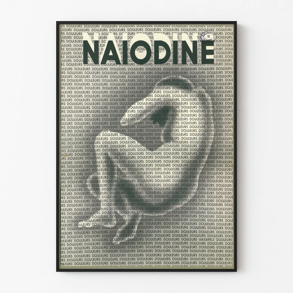 Vintage Artistic Poster Naïodine Pain