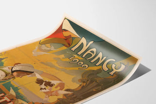 Vintage Poster for the International Exhibition of Eastern France Nancy 1909