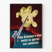 Anti-Modern Axe Propaganda Poster - Striking Wall Decoration