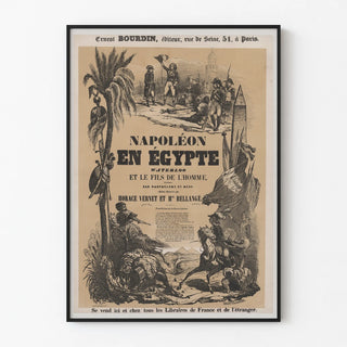 Vintage Napoleon in Egypt Waterloo Poster Wall Decoration