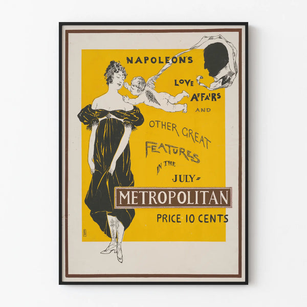 Vintage poster of Napoleon and his romantic affairs