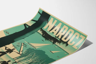 Vintage poster Narocz - Youth sailing camp of the Maritime and Colonial League
