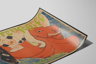 Decorative Poster Narrenschiff with Expressionist Design — artwork view