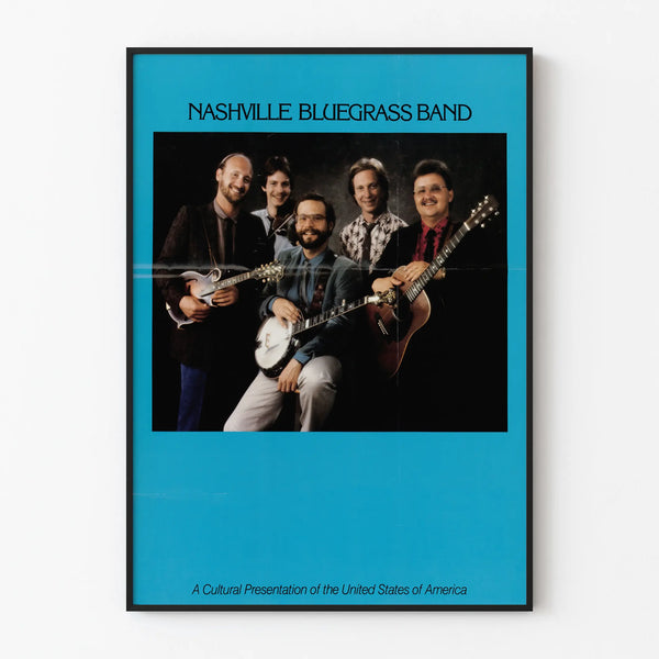 Vintage Nashville Bluegrass Band Poster for Wall Decoration