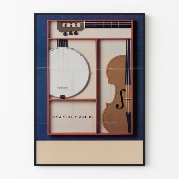 Decorative Poster Nashville Masters Musical Instruments