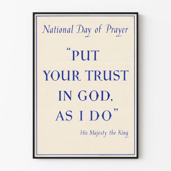 Decorative poster for National Day of Prayer - Inspirational quote