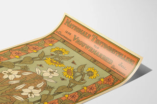 Vintage poster for the National Exhibition of Women's Labor 1898