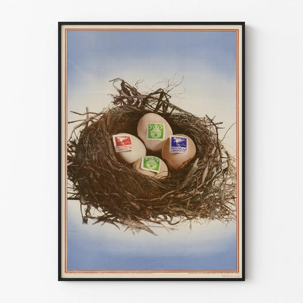Vintage National Savings Poster for Victory - Retro Wall Decoration