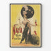 Vintage poster of Naya the Queen of Haute Gomme