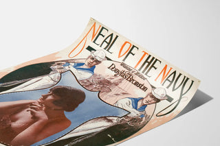 Vintage Neal of the Navy Poster - Marine and Retro Wall Decoration