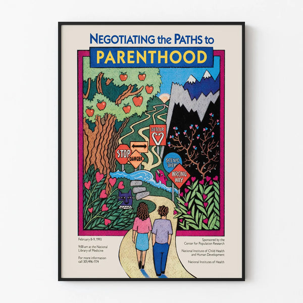 Decorative poster Negotiating the Paths to Parenthood