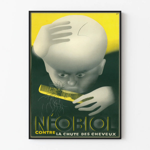 Vintage Poster Neobiol Against Hair Loss
