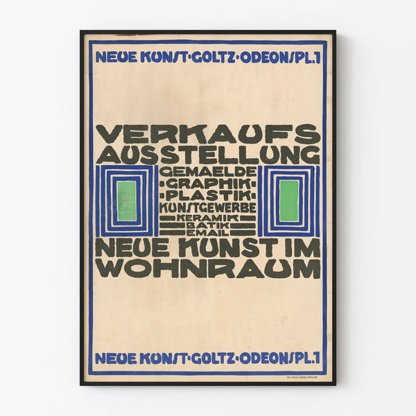 Vintage Neue Kunst Poster – Artistic Wall Decoration
