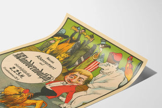 Vintage poster Neues Abonnement on Kladderadatsch