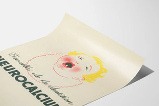 Vintage Poster Neurocalcium Baby Teething Troubles