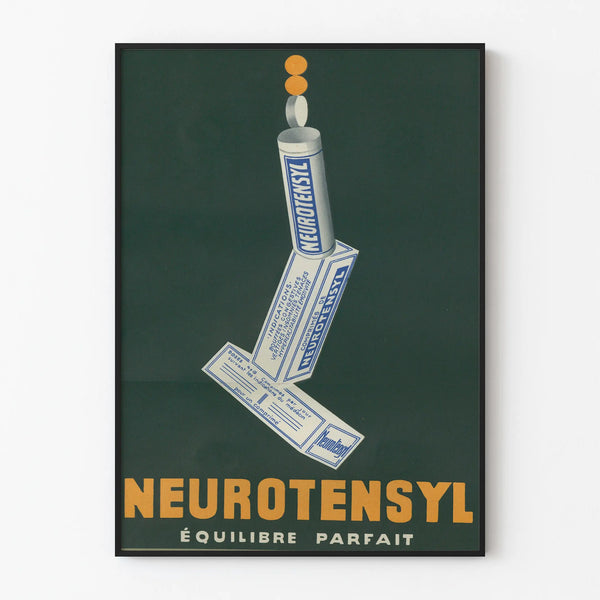 Vintage Neurotensyl Poster - Pharmaceutical Poster for Wall Decoration