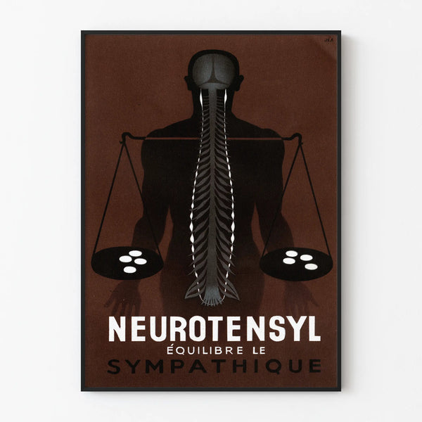 Vintage Poster Neurotensyl Balances the Sympathetic