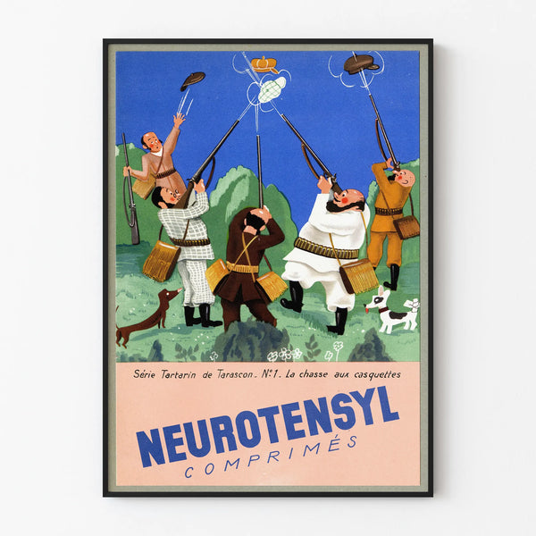 Vintage Neurotensyl Poster - Tartarin de Tarascon Series