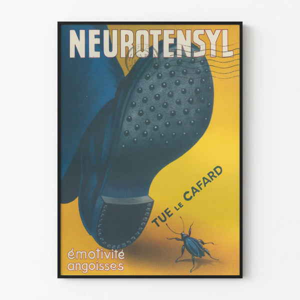 Vintage Poster Neurotensyl - Retro Wall Decoration
