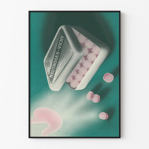 Vintage Poster of Vichy Neutroses Box