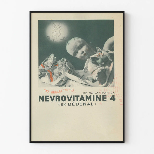 Vintage Nevrovitamine 4 advertising poster wall decoration