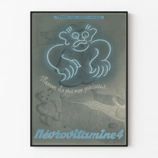 Vintage Poster Névrovitamine 4 - Night Terrors