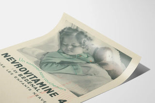 Vintage Poster Nevrovitamine 4 - Calming of Nervous Children