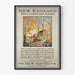 Vintage poster of authentic New England charm