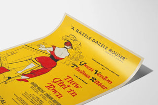Vintage Musical Poster New Girl in Town
