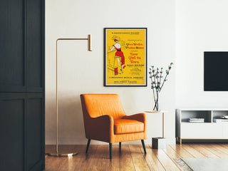 Vintage Musical Poster New Girl in Town