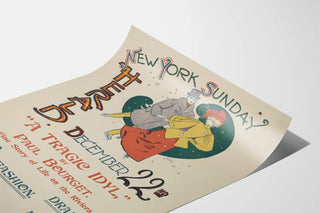 Vintage Poster New York Sunday Herald December 22