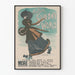Vintage New York Sunday World Poster - Ice Skating Illustration