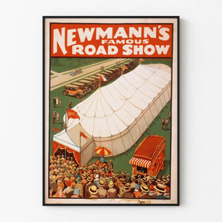 Vintage Poster for Newmann's Famous Road Show