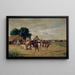 Le jeu du canard - Ángel Della Valle — framed artwork on a wall