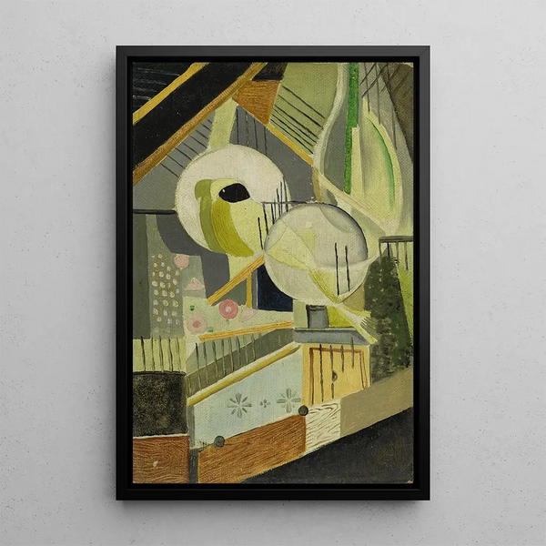 Birds No. 4 - Ángel Zárraga — framed artwork on a wall