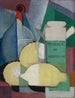 Still life with lemons and tapioca - Ángel Zárraga — artwork view