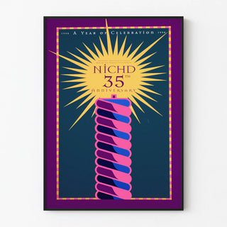 35th Anniversary Poster NICHD Wall Decoration