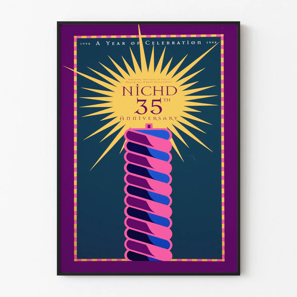 35th Anniversary Poster NICHD Wall Decoration
