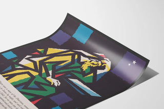 Modern Graphic Style Nicodemus Decorative Poster