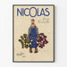 Vintage poster Nicolas fine bottles nectar delivery person