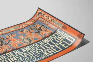 Art Deco Poster Dutch-Indonesian Art Exhibition 1906 — artwork view