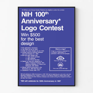 Poster for NIH 100th Anniversary Logo Competition