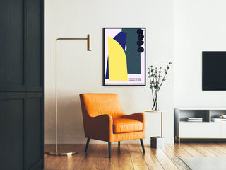 Decorative Poster NIH Research Day 1986 - Abstract Graphic Design