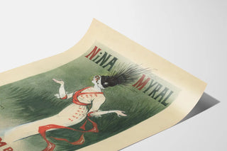 Vintage Nina Myral poster at the Olympia